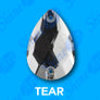 13mm x 22mm Tear Drop (120 pieces) Pellosa™ Sew On