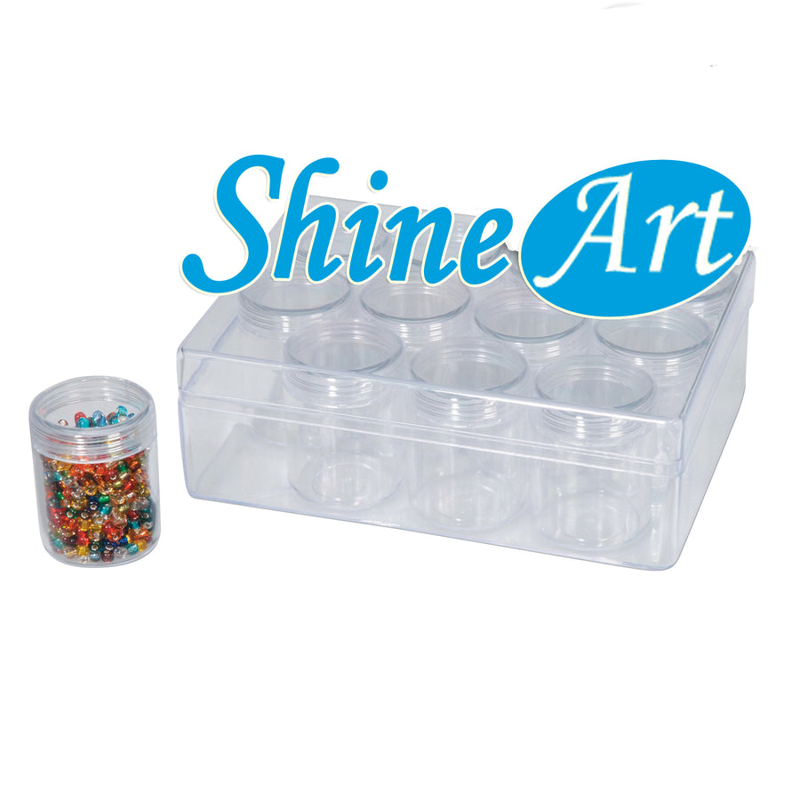 1.5" x 1.25" - 12 Jars in Container